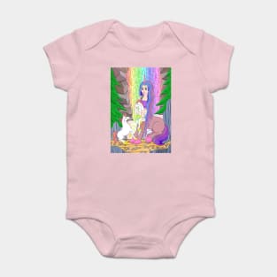 Centaur and baby unicorns Baby Bodysuit